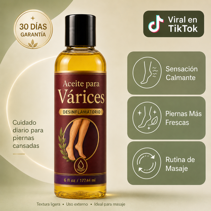 Aceite Desinflamatorio de Varices