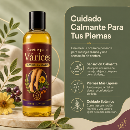 Aceite Desinflamatorio de Varices